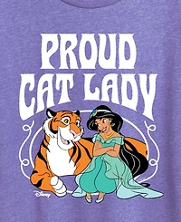 Hybrid Apparel Plus Disney Princess Proud Cat Lady Jasmine Short-Sleeve Graphic T-Shirt