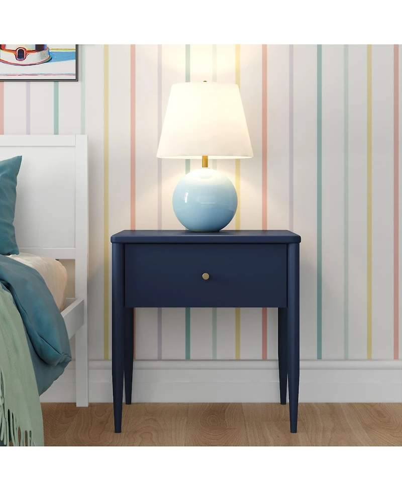 Max and Lily Harbor 1 Drawer Nightstand