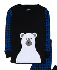 Leveret Toddler Matching Family Two-Piece Cotton Long Sleeve Shirt and Pants Pajama Set - Cozy Critters (2T-5T)