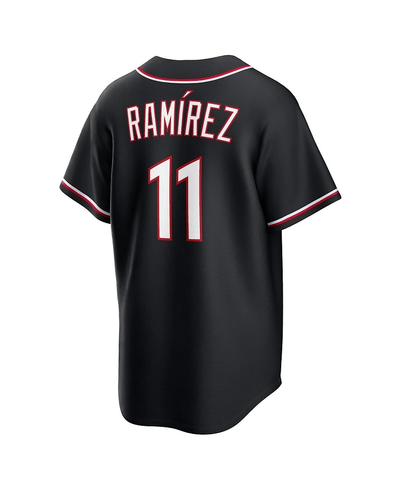 Nike Men's Jose Ramirez Black Cleveland Guardians 2026 Replica Fashion Jersey