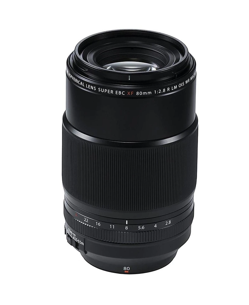 Fujifilm Xf 80mm f/2.8 R Lm Ois Wr Macro Lens, Black, Bundle with Vanguard Veo 3 Go 235AB Al Travel Tripod, Cleaning Kit, Cleaning Cloth
