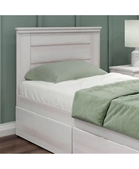 Max & Lily Twin Bed Frame with Storage Drawers, Solid Wood Platform for Kids