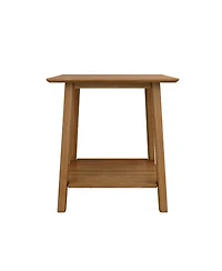 Max and Lily Solid Wood Nightstand, Mid-Century Modern Bedside Table, Side Table for Bedroom