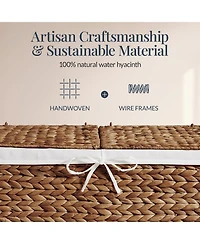 Best Choice Products Large Storage Basket w/ Separate Lid, Washable Sectioned Liner Bag