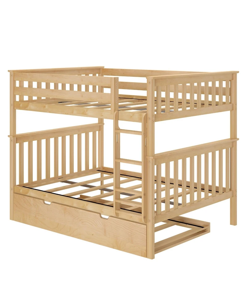 Max & Lily Full Over Bunk Bed With Trundle
