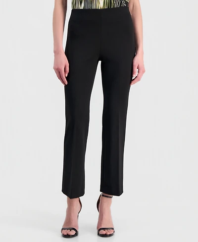 Anne Klein Women's Pull-On Kick-Flare Ankle Pants