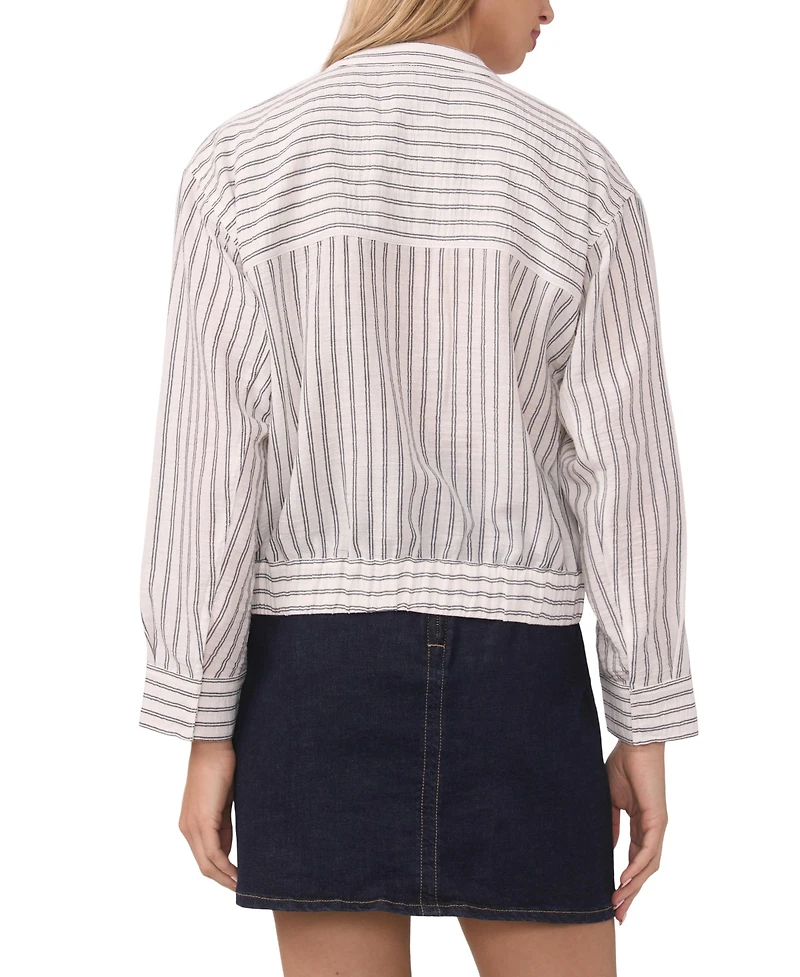 Vince Camuto Women's Snap Front Bomber Jacket