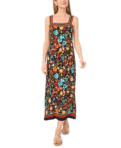 Vince Camuto Women's Square Neck Printed Dress