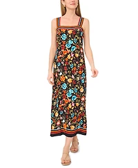 Vince Camuto Women's Square Neck Printed Dress
