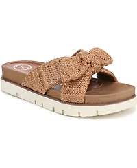 Sam and Libby Women's Astrid Bow Platform Footbed Sandals