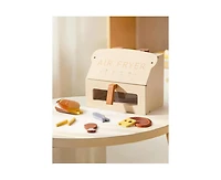 Robotime Play Kitchen Playset with Accessories, Pretend Cooking Food Toys