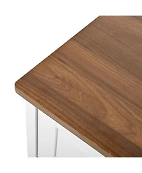 Rainsken 6 Drawer Dresser for Bedroom, 54 Inch Modern Wood Large Dresser, with Smooth Gliding Drawers, for Bedroom Living Room