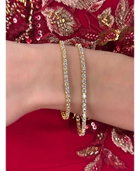Suzy Levian Sterling Silver Cubic Zirconia Bracelet