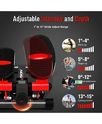Harison Mini Stepper with Lcd Monitor, 300LBS Capacity Portable Stair Stepper