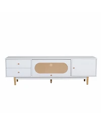 sumyeg 70 inch Cabinet Tv Console Table with Drawers