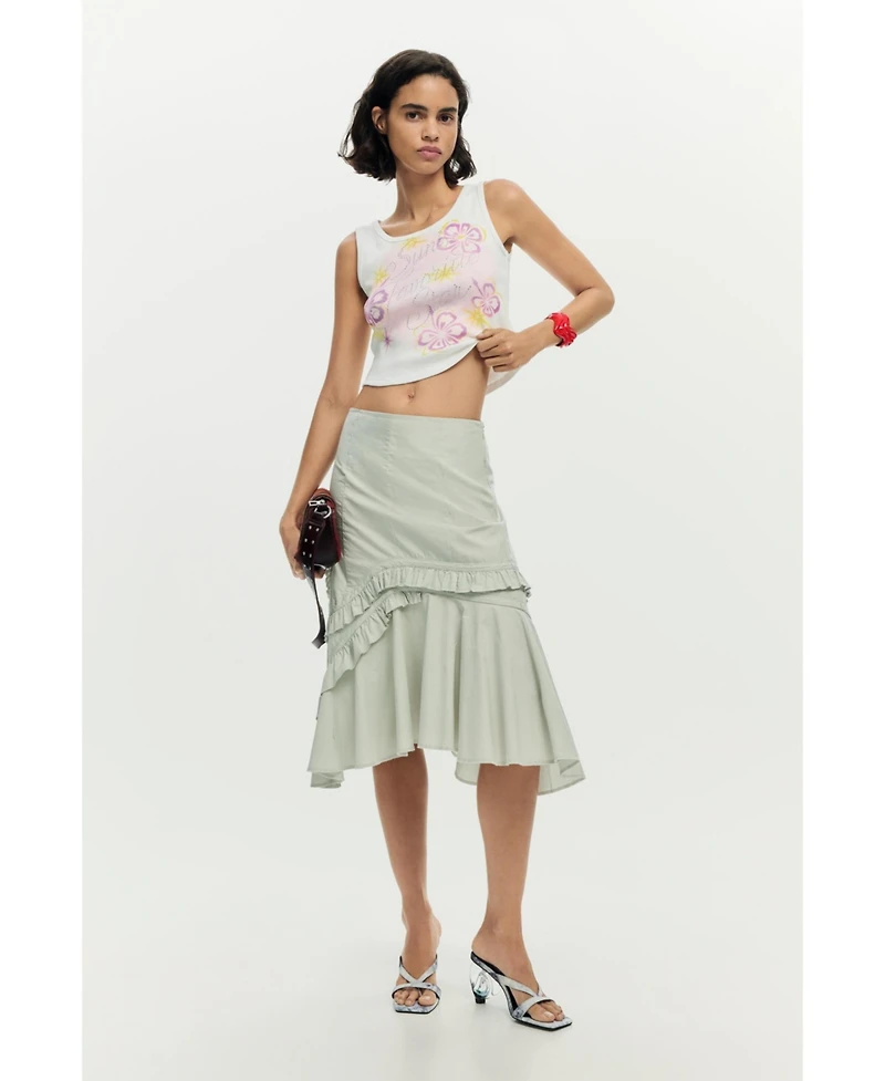 Desigual Women's Printed strappy t-shirt