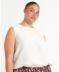Estelle Women's Ainsley Tie-Hem Relaxed Tank Top