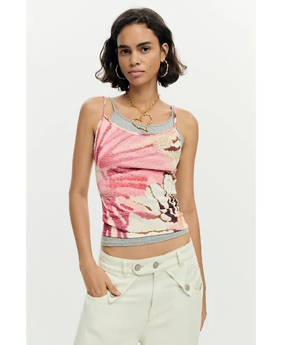 Desigual Women's 2-in-1 Strappy Top
