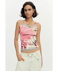 Desigual Women's 2-in-1 Strappy Top