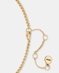 Dkny Puffy Rondelle Bead Statement Necklace, 16" + 3" extender