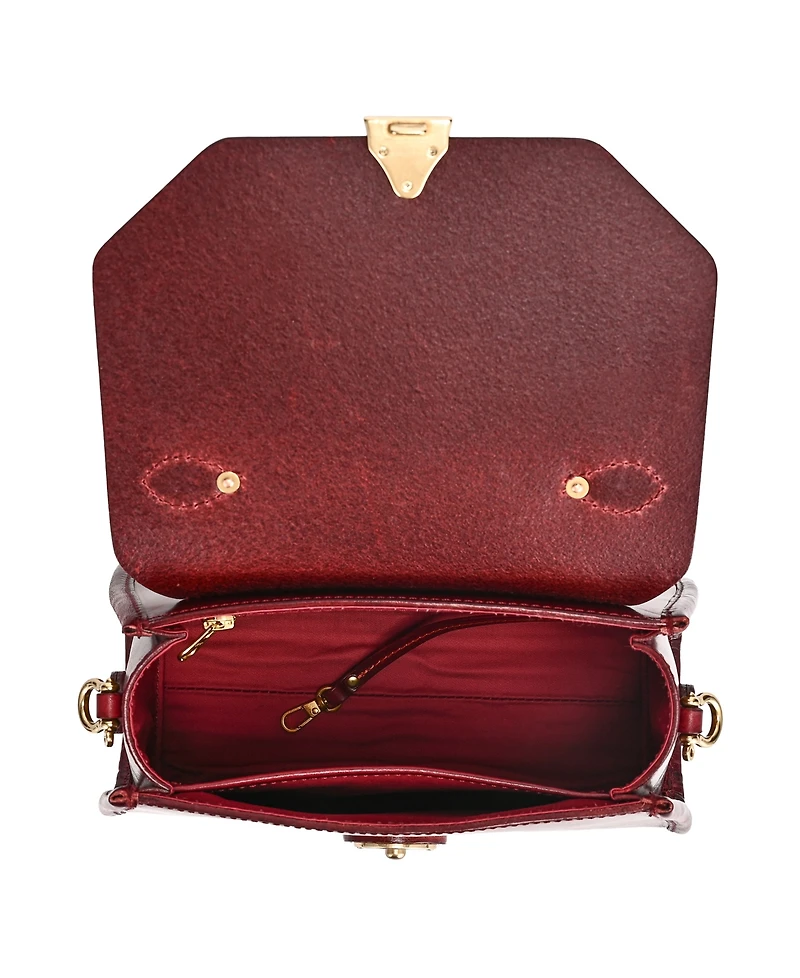 Old Trend Laurel Small Leather Satchel Handbag