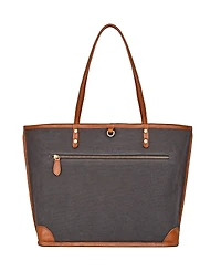 Old Trend Camellia Large Reversible Leather Tote Handbag