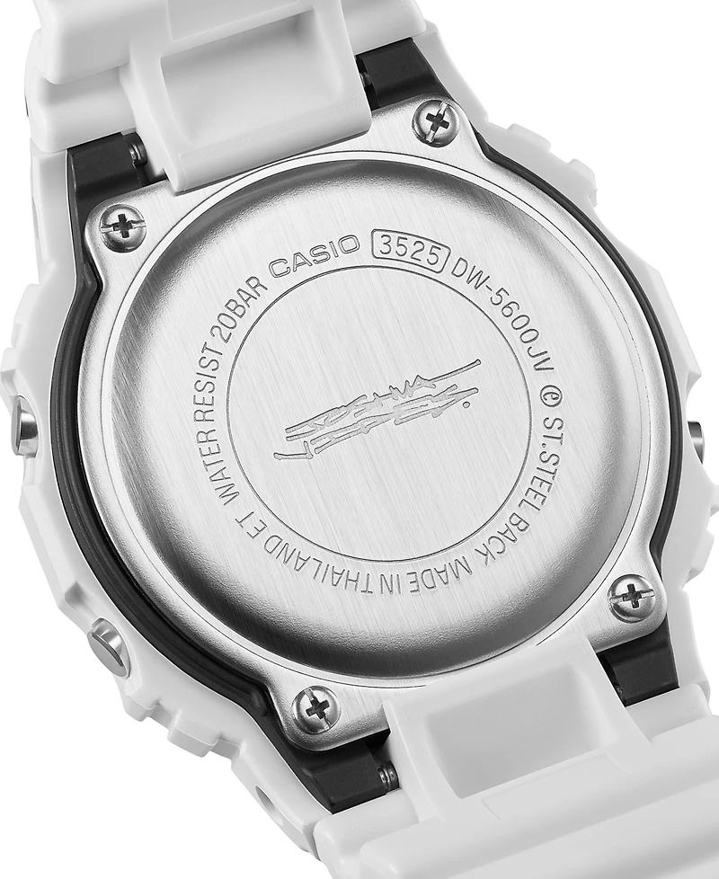 G-Shock Men's Japanese Quartz Digital White Resin Watch 42.8mm