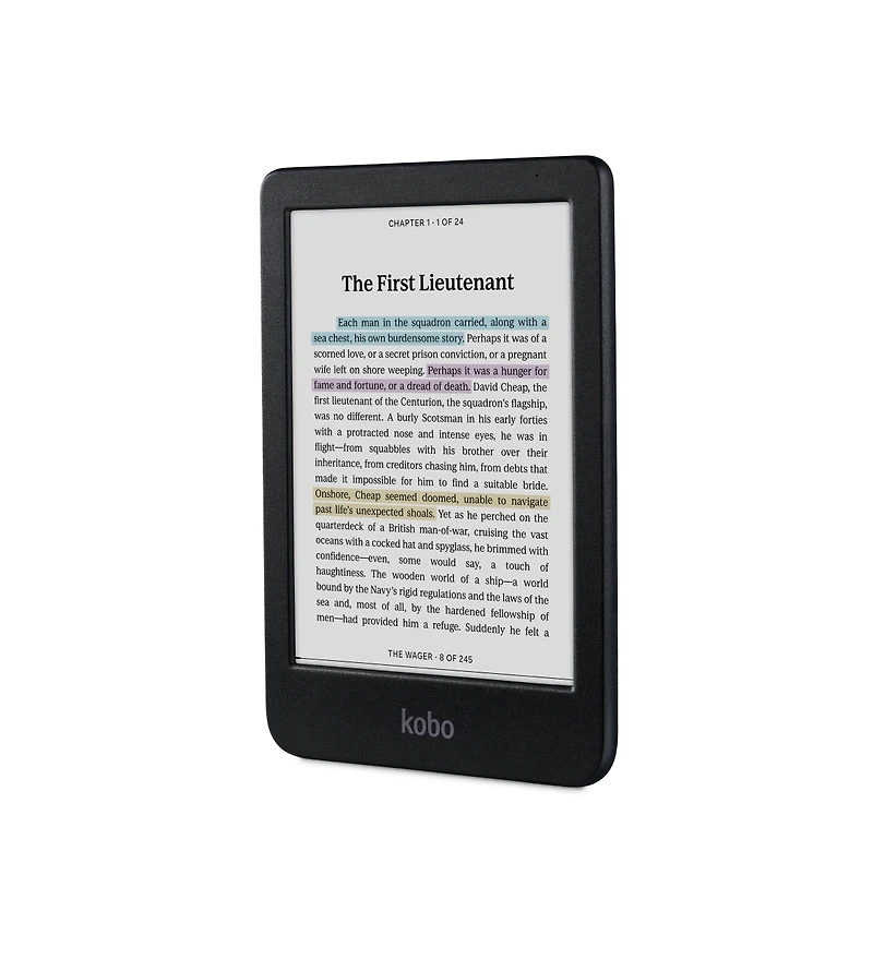 Kobo Clara 16GB Colour eReader with Candy SleepCover Case Bundle