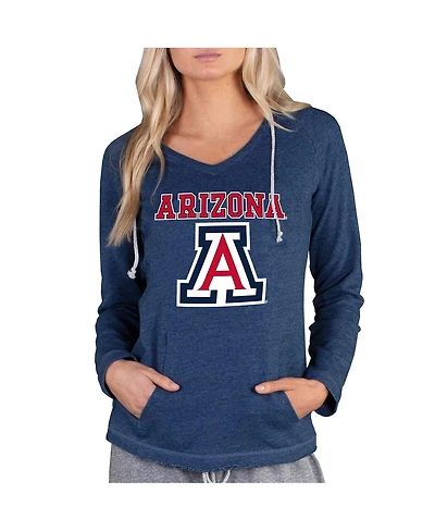 Concepts Sport Women's Navy Arizona Wildcats Mainstream Lightweight Terry Pullover Hoodie
