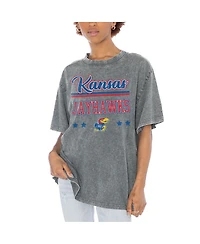 Gameday Couture Women's Gray Kansas Jayhawks Here to Play Oversized T-Shirt
