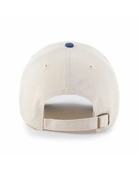47 Brand Men's Natural/ Boston Red Sox Two-Tone Fashion Clean Up Adjustable Hat