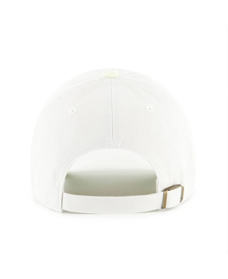'47 Brand Women's White/Yellow Pittsburgh Pirates Gelato Two-Tone Clean Up Adjustable Hat