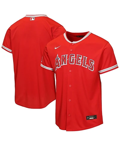 Nike Big Boys and Girls Red Los Angeles Angels Alternate Stadium Jersey