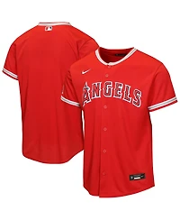 Nike Big Boys and Girls Red Los Angeles Angels Alternate Stadium Jersey