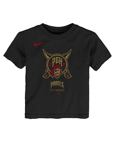 Nike Toddler Black Pittsburgh Pirates 2026 City Connect Logo T-Shirt