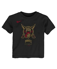 Nike Toddler Black Pittsburgh Pirates 2026 City Connect Logo T-Shirt
