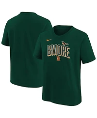 Nike Big Boys and Girls Green Baltimore Orioles 2026 City Connect Wordmark T-Shirt
