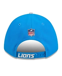 New Era Men's Blue/Silver Detroit Lions 2026 Nfl Draft 9FORTY M-Crown Adjustable Hat