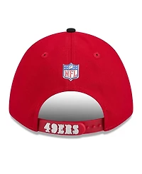 New Era Men's Scarlet/Black San Francisco 49ers 2026 Nfl Draft 9FORTY M-Crown Adjustable Hat