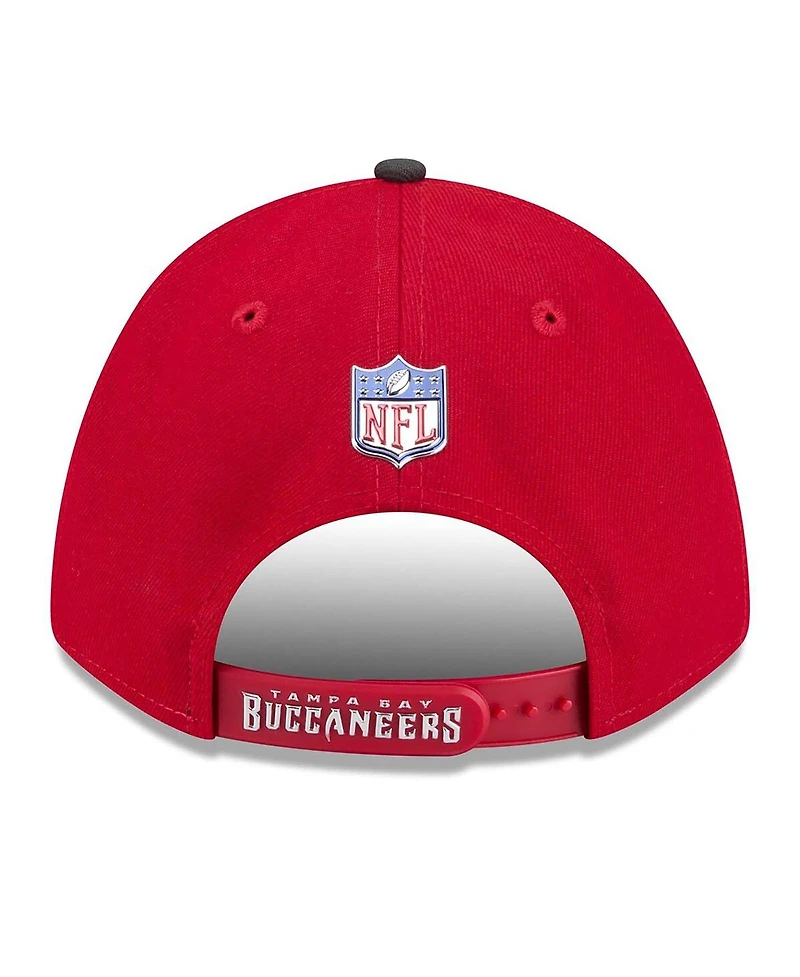 New Era Men's Red/Pewter Tampa Bay Buccaneers 2026 Nfl Draft 9FORTY M-Crown Adjustable Hat