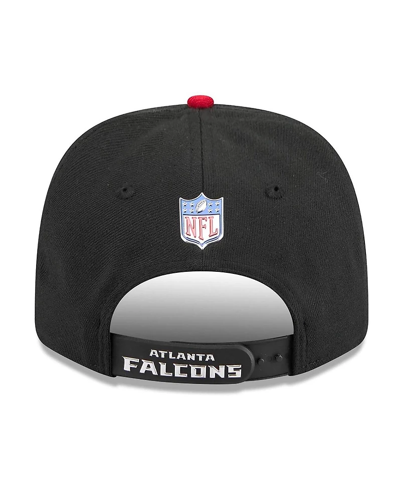 New Era Men's Black/Red Atlanta Falcons 2026 Nfl Draft 9SEVENTY Adjustable Hat