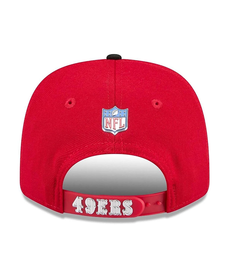 New Era Men's Scarlet/Black San Francisco 49ers 2026 Nfl Draft 9SEVENTY Adjustable Hat
