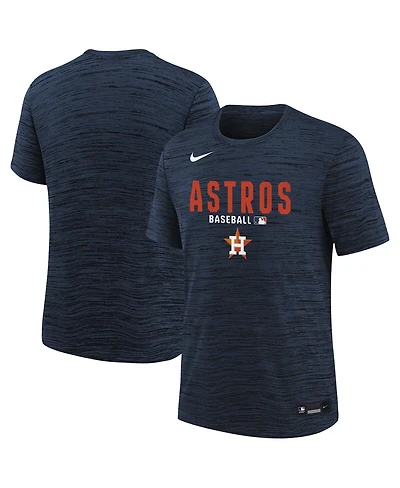 Nike Big Boys and Girls Navy Houston Astros Authentic Collection Velocity Dri-fit T-Shirt