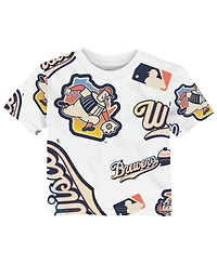 Outerstuff Baby Boys and Girls White Milwaukee Brewers 2026 City Connect Game Day T-Shirt