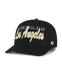 '47 Brand Men's Black Lafc Brush Mark Hitch Adjustable Hat