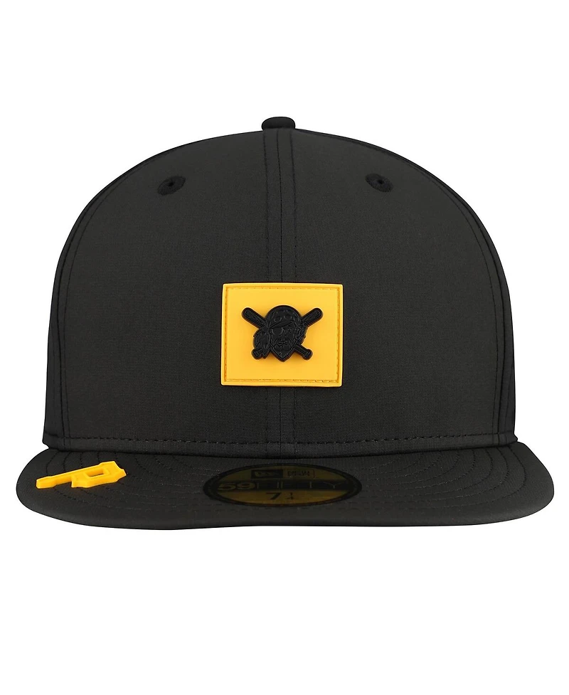 New Era Men's Black Pittsburgh Pirates 2026 Clubhouse Alternate 59FIFTY Fitted Hat