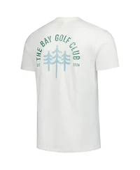 '47 Brand Men's White the Bay Golf Club Distressed Backer Scrum T-Shirt