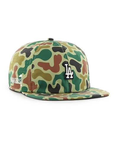 '47 Brand Men's Camo Los Angeles Dodgers Elevated Greens Captain Adjustable Hat
