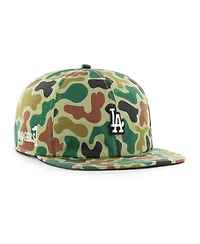 '47 Brand Men's Camo Los Angeles Dodgers Elevated Greens Captain Adjustable Hat
