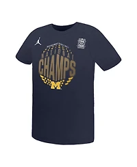 Jordan Preschool Navy Michigan Wolverines 2026 Ncaa Men's Basketball National Champions Locker Room T-Shirt